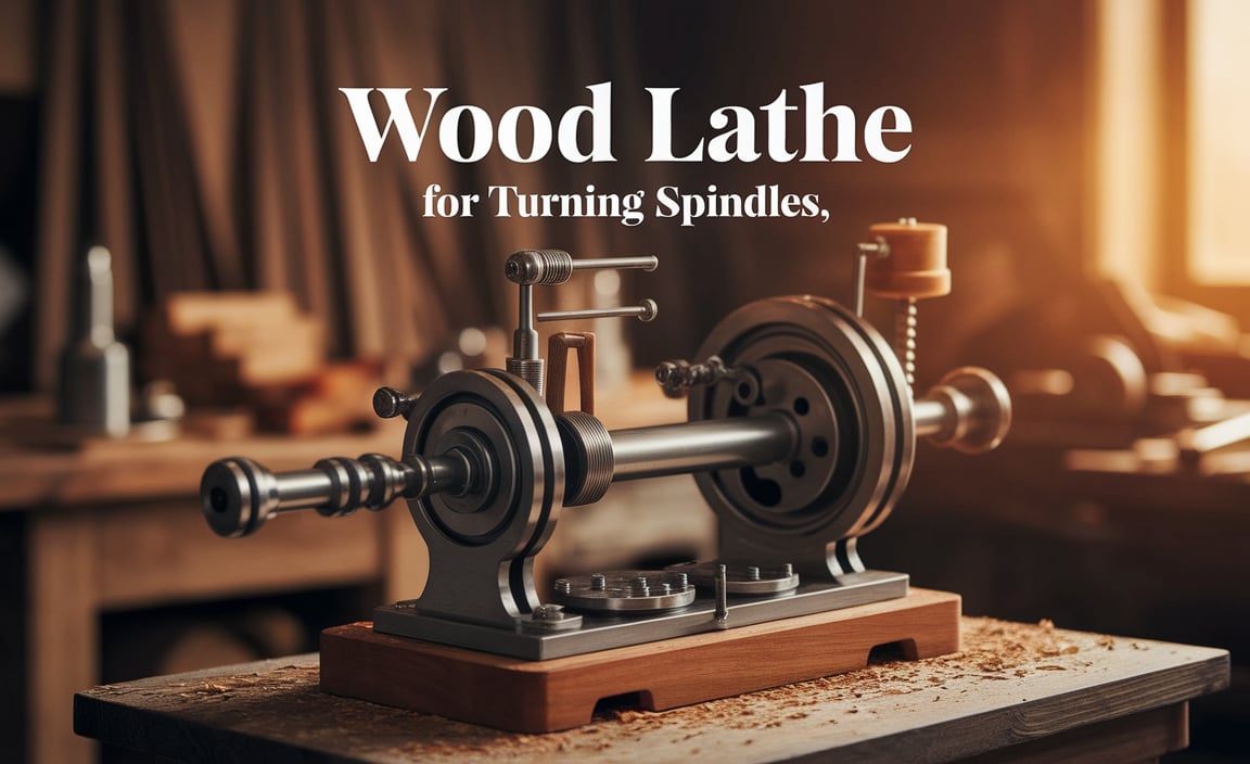 Wood Lathe For Turning Spindles
