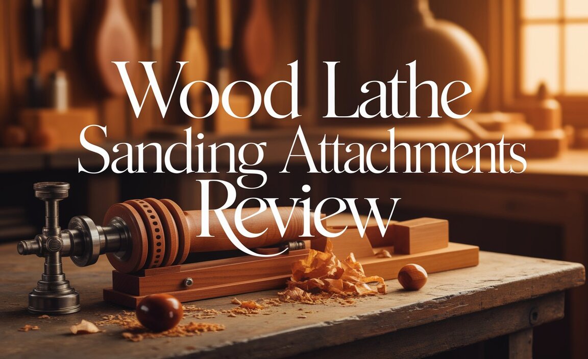 Wood Lathe Sanding Attachments Review