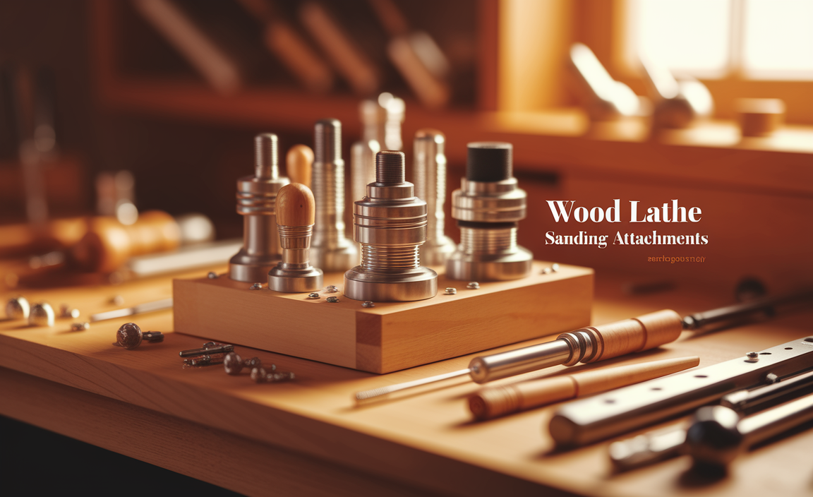 Wood Lathe Sanding Attachments