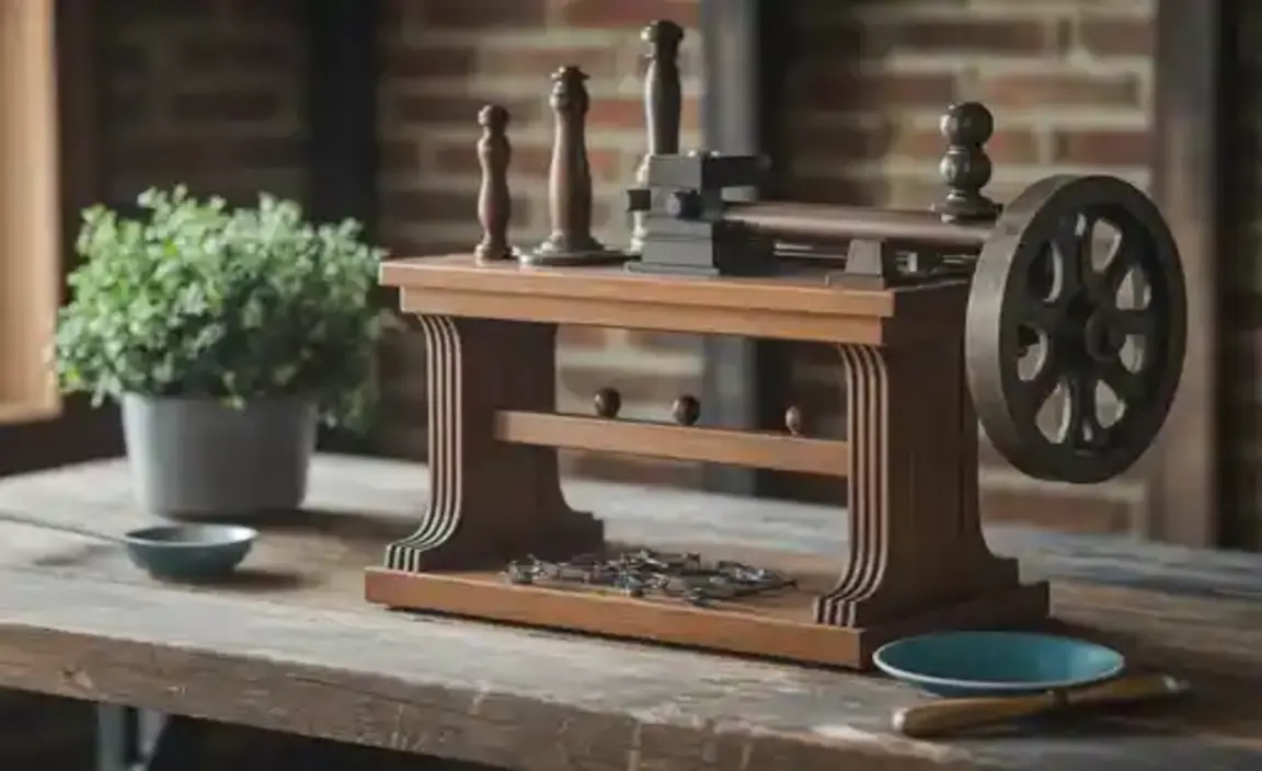 Antique Treadle Wood Lathe Restoration