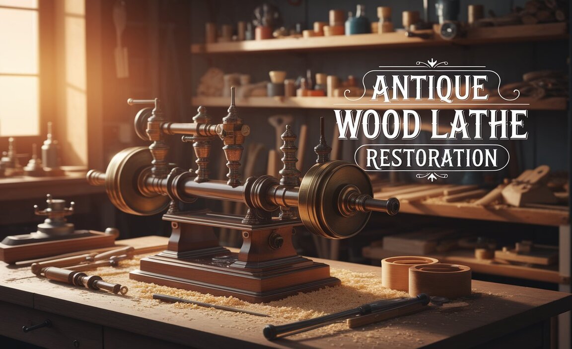 Antique Wood Lathe Restoration