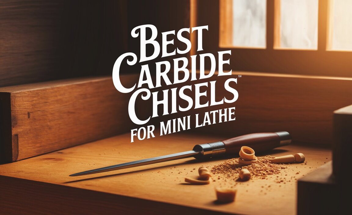 Best Carbide Chisels For Mini Lathe