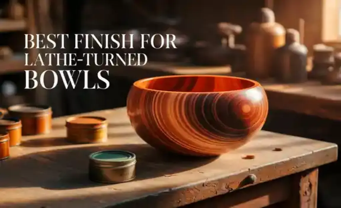 Best Finish for Lathe-Turned Bowls
