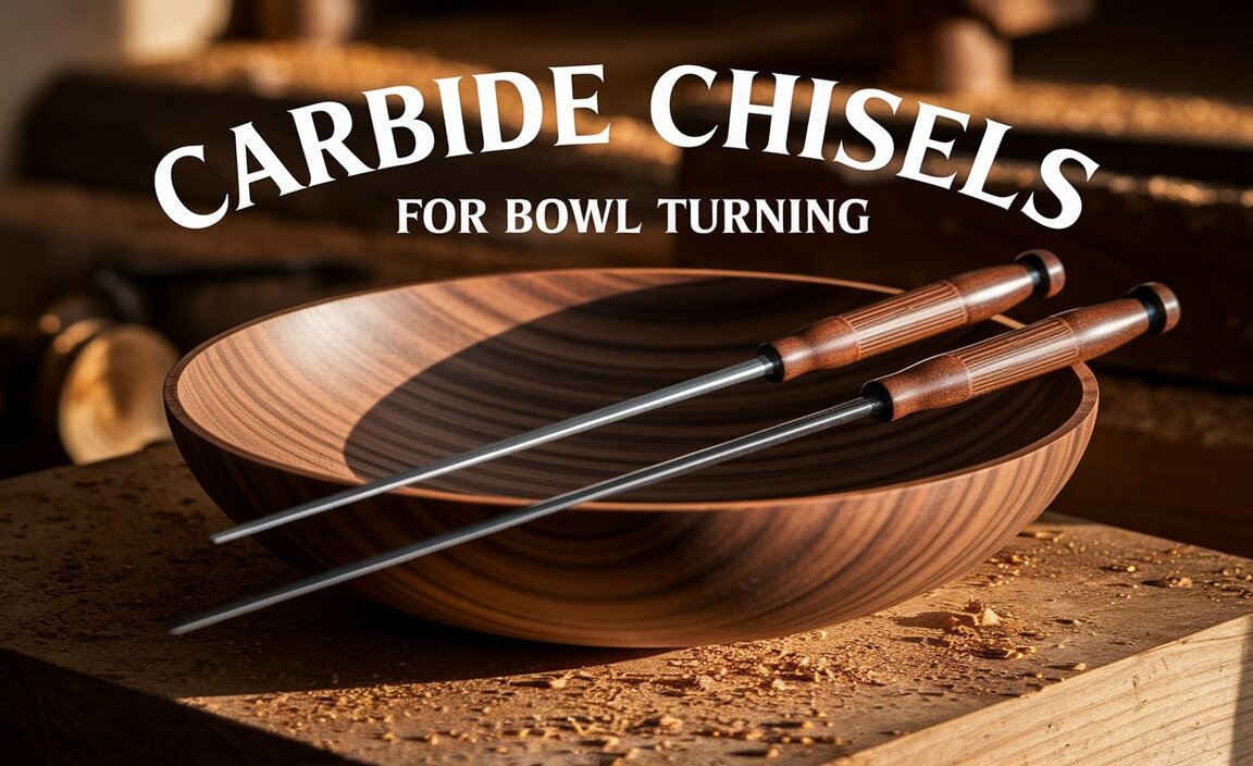 Carbide Chisels For Bowl Turning