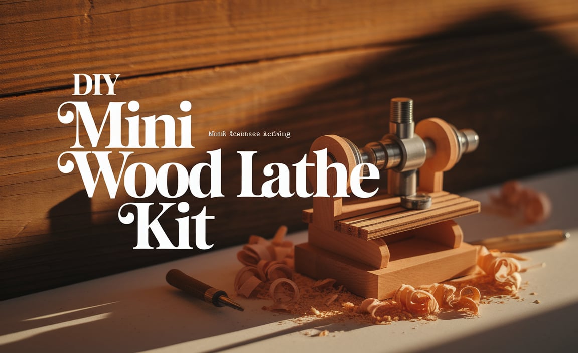 DIY Mini Wood Lathe Kit