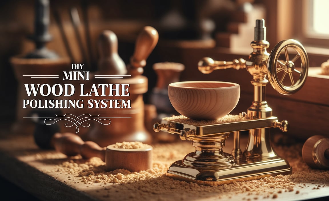 DIY Mini Wood Lathe Polishing System