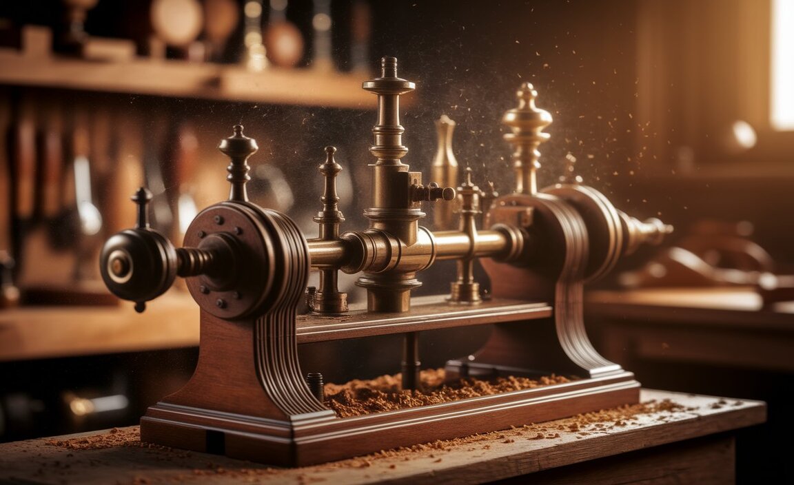 Discover the Art of Antique Wood Lathe Restoration