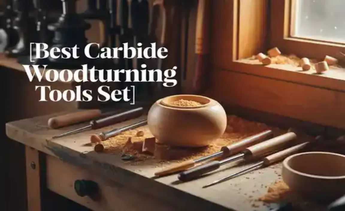Explore the Best Carbide Woodturning Tools Set