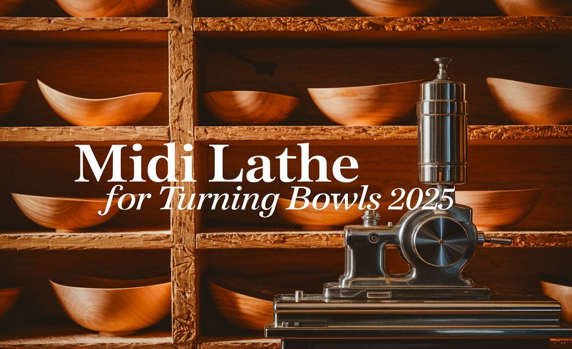 Midi Lathe For Turning Bowls 2025