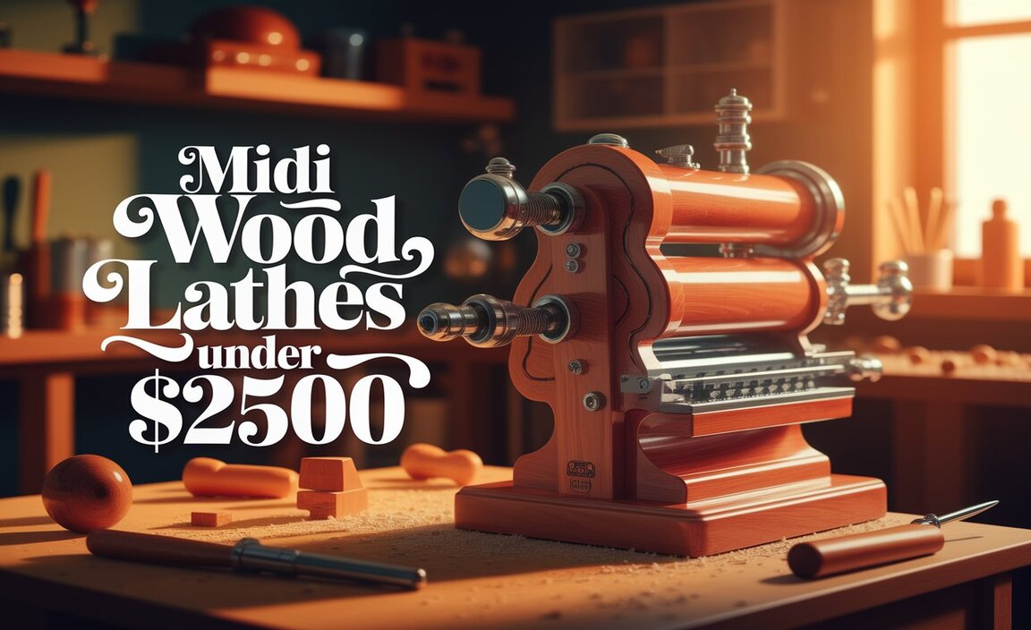 Midi Wood Lathes Under $2500
