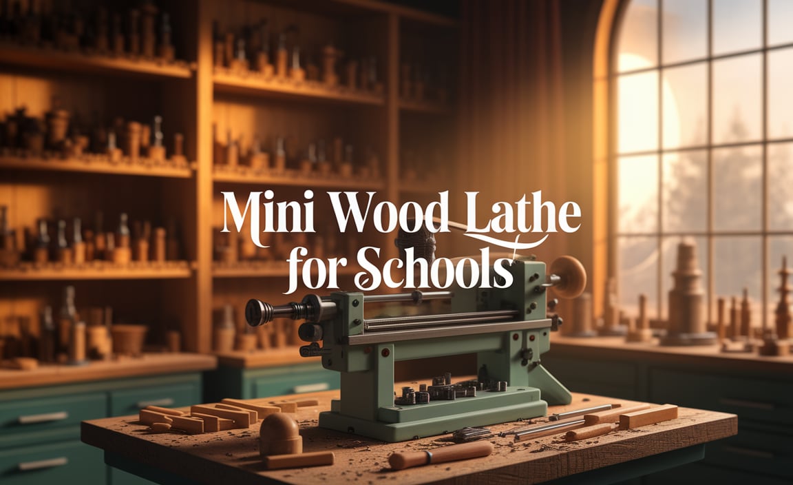 Mini Wood Lathe For Schools