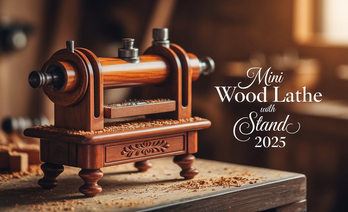 Mini Wood Lathe With Stand 2025