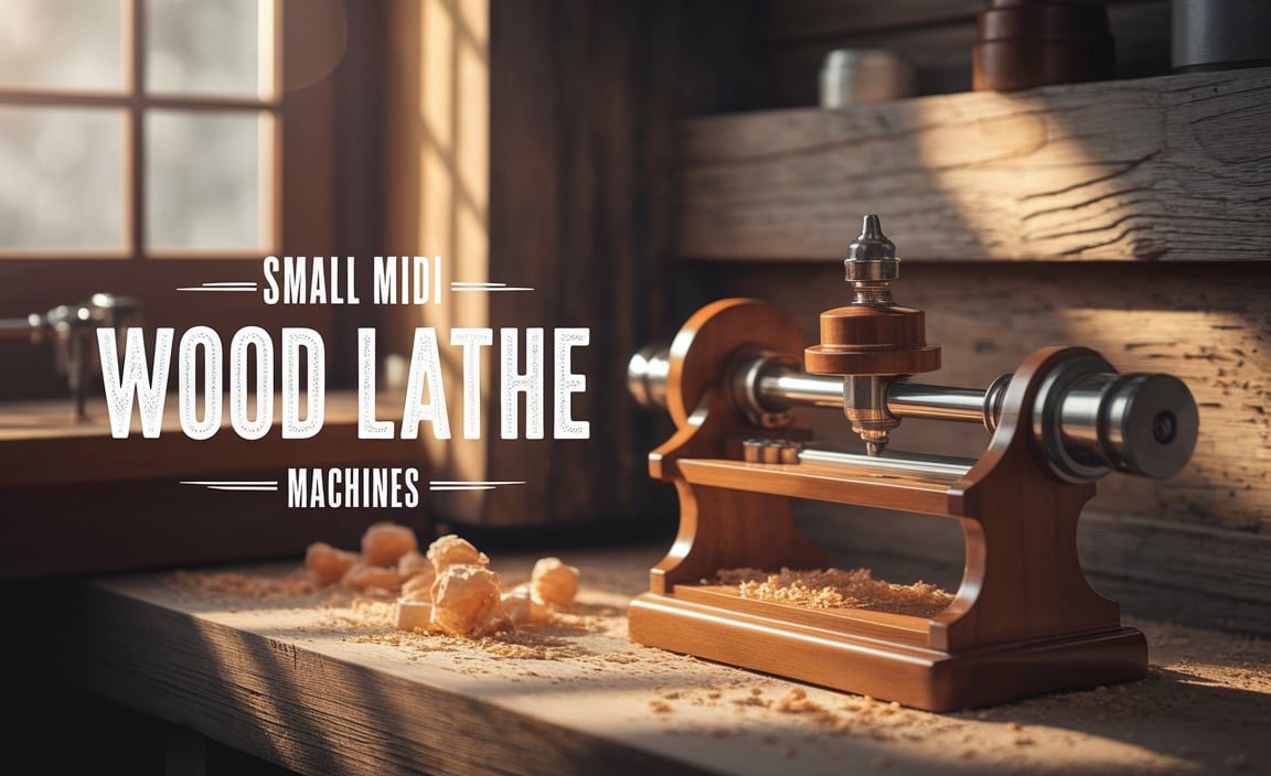 Small Midi Wood Lathe Machines