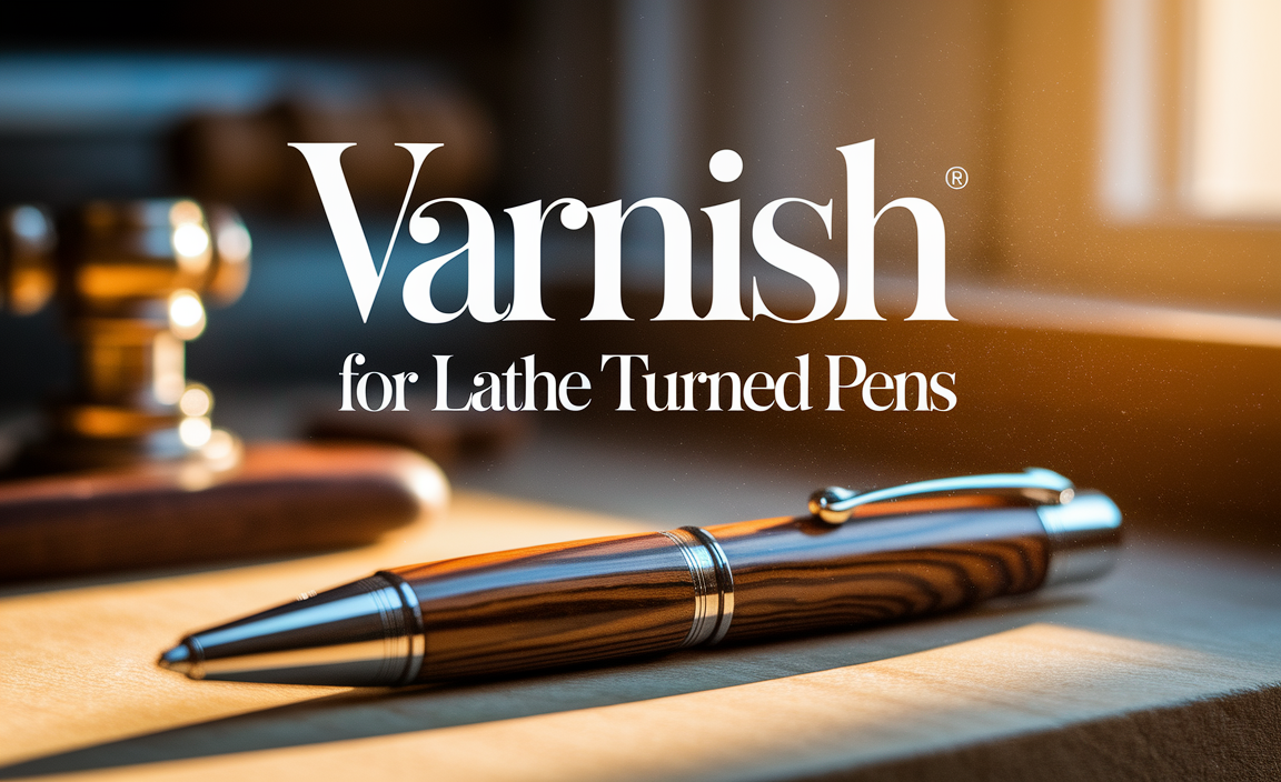 Varnish For Lathe Turned Pens