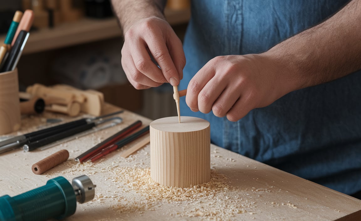 What are the advantages of a mini wood lathe over larger models