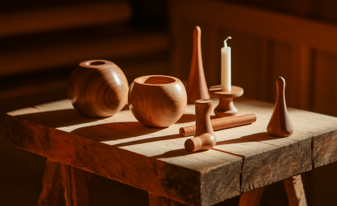 What safety gear is needed for using a mini wood lathe