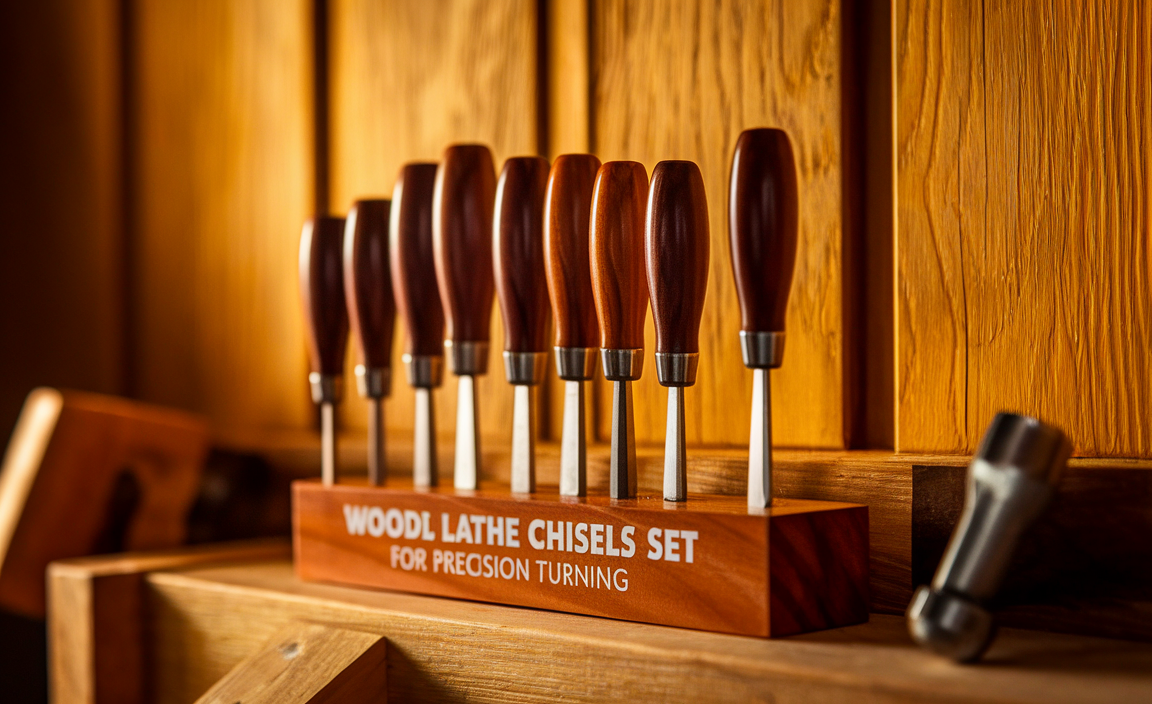 Wood Lathe Chisel Set For Precision Turning