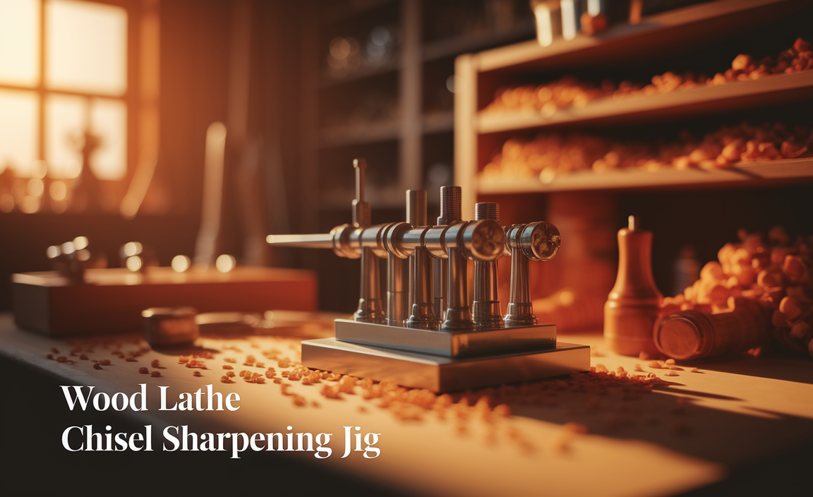 Wood Lathe Chisel Sharpening Jig