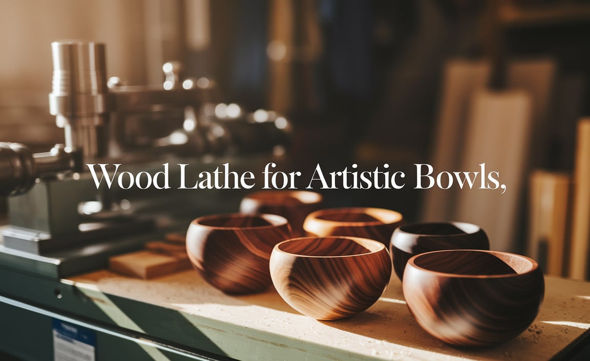 Wood Lathe For Artistic Bowls