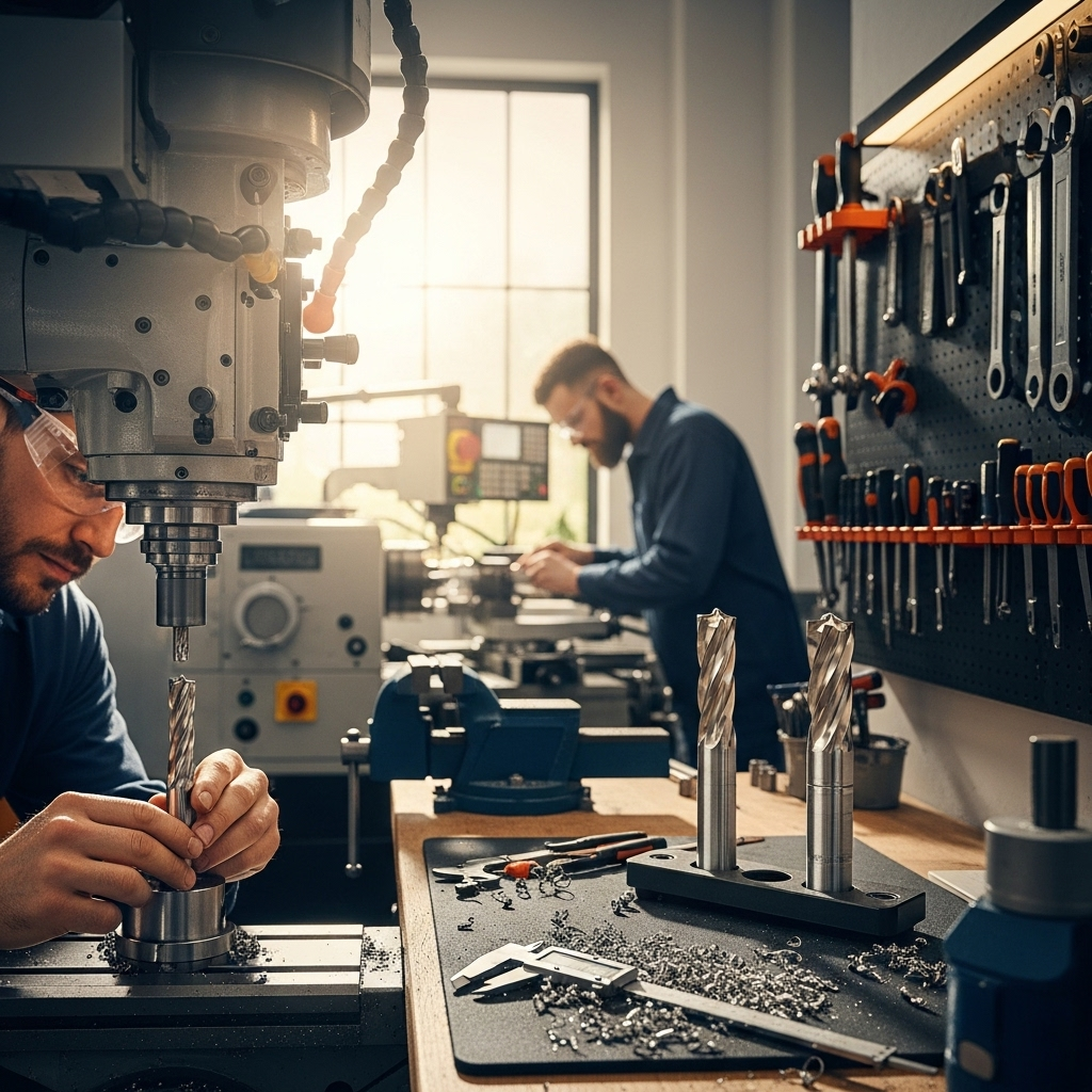 Generate an eye-catching, high-quality featured image prompt for a blog post about: Ball Nose vs. Co