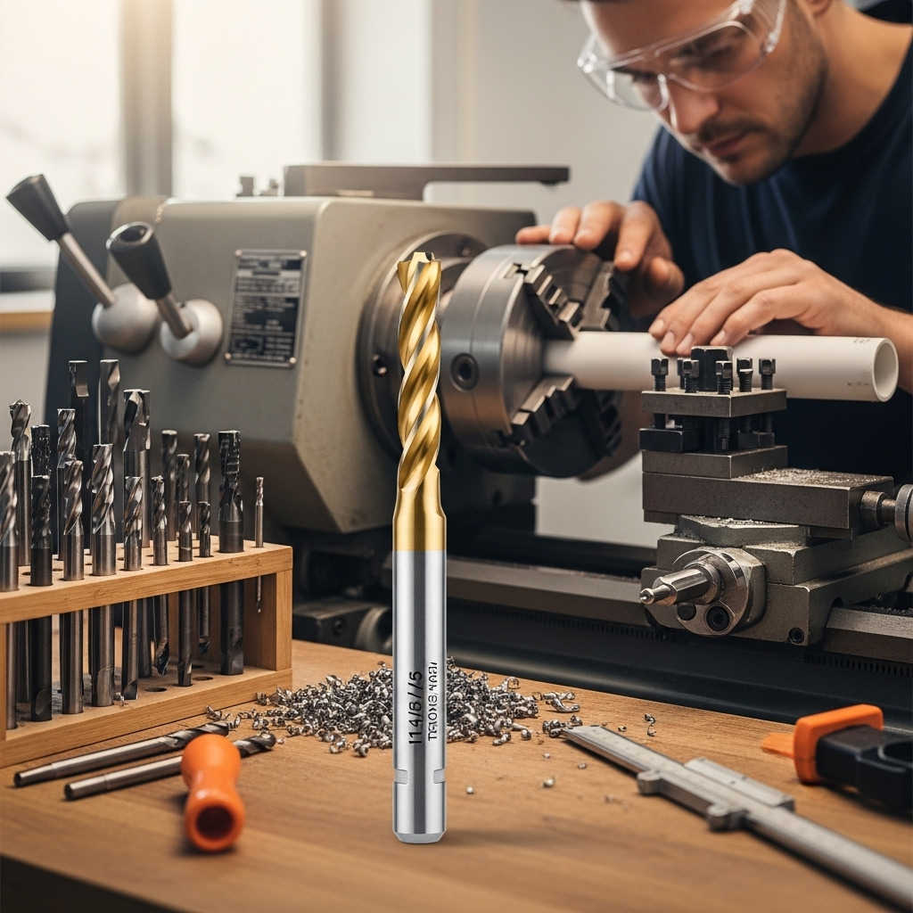 Generate an eye-catching, high-quality featured image prompt for a blog post about: Carbide End Mill