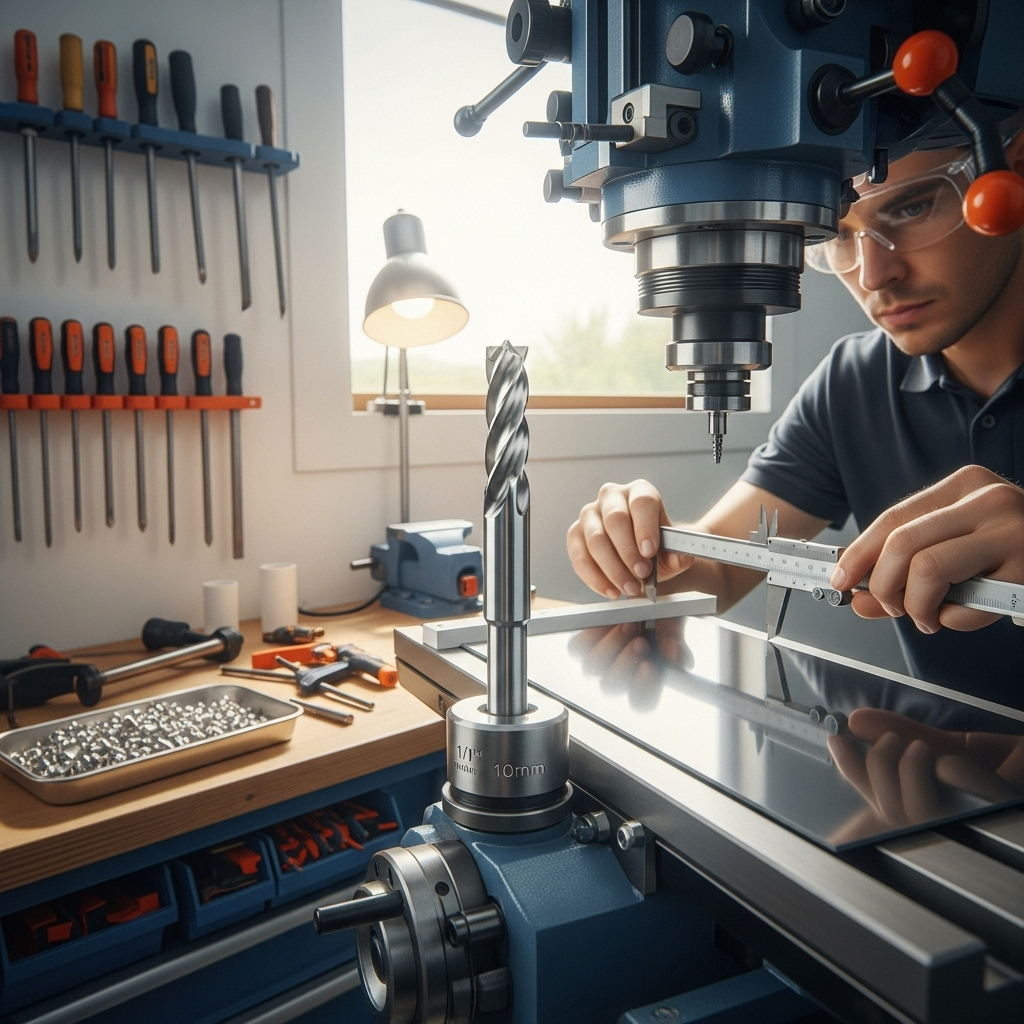 Generate an eye-catching, high-quality featured image prompt for a blog post about: Carbide End Mill