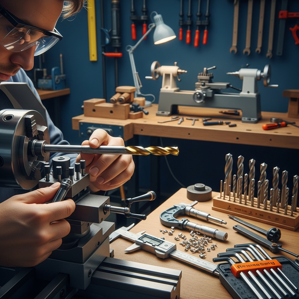 Generate an eye-catching, high-quality featured image prompt for a blog post about: Carbide End Mill
