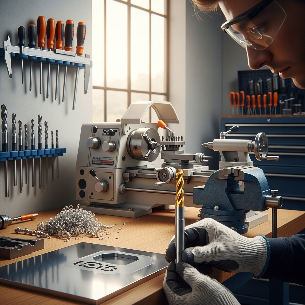 Generate an eye-catching, high-quality featured image prompt for a blog post about: Carbide End Mill