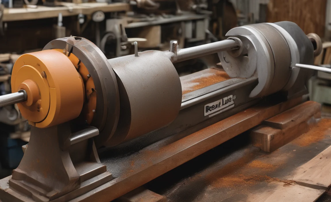wood lathe bed rust removal