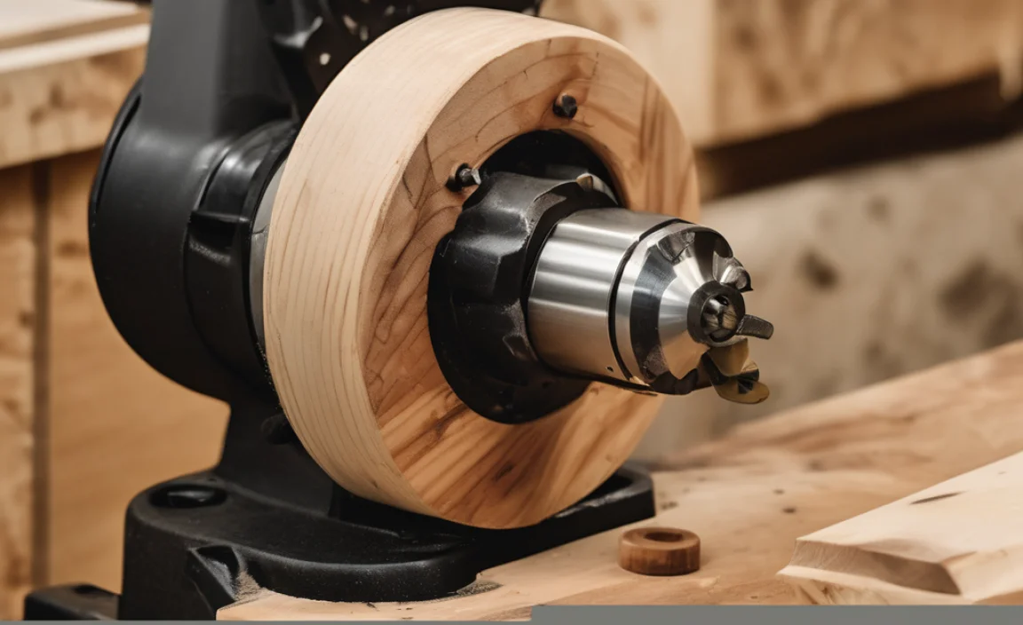 wood lathe chuck installation guide DIY