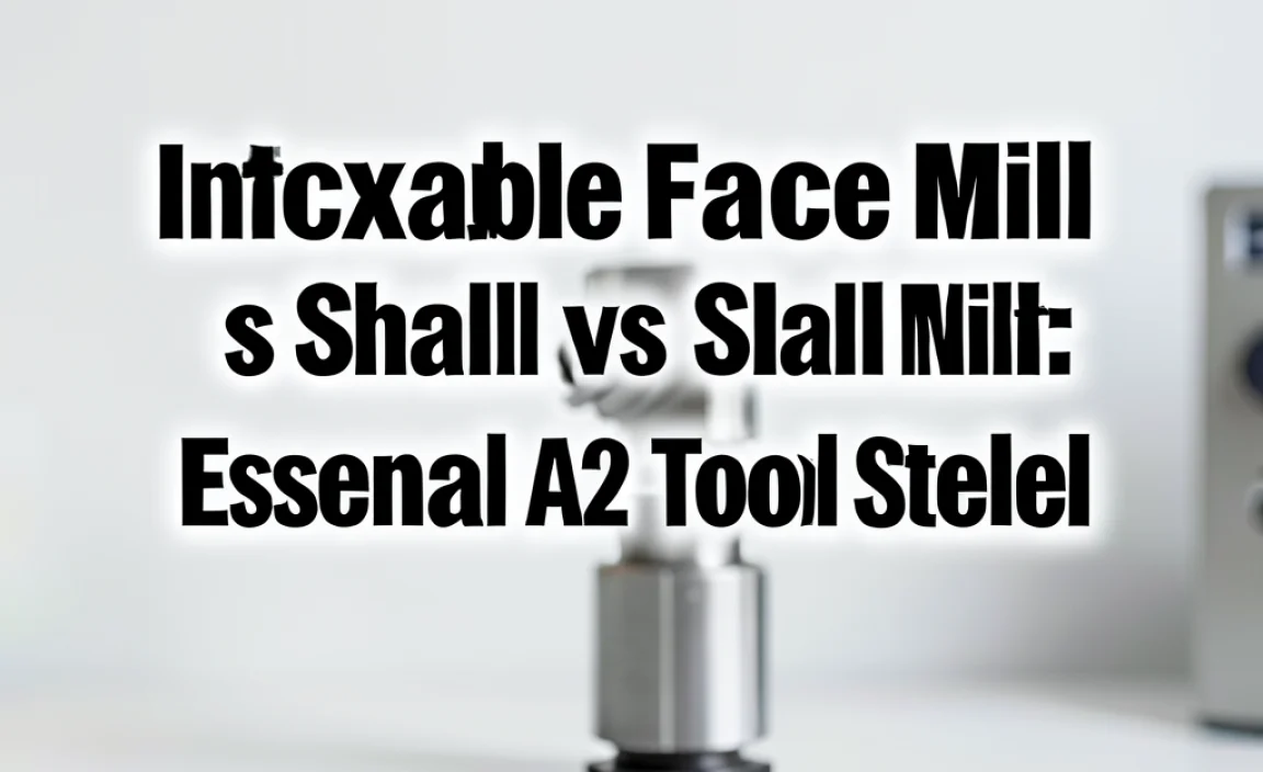 Indexable Face Mill vs Shell Mill: Essential A2 Tool Steel