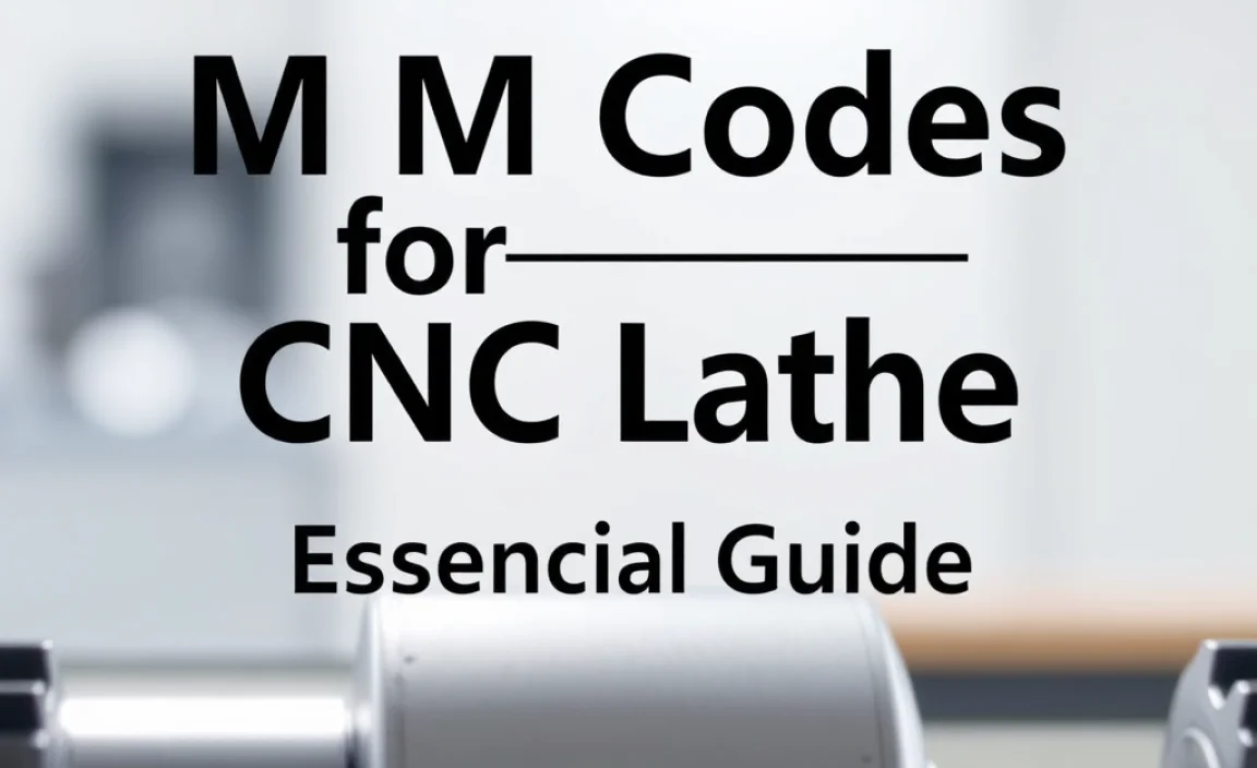M Codes for CNC Lathe: Essential Guide